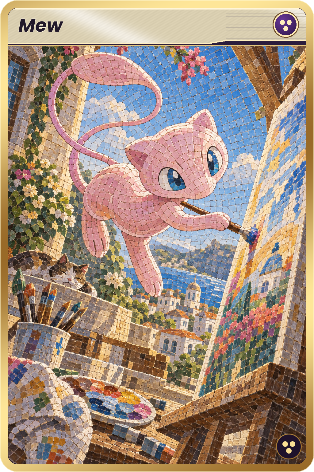Mew minted card artwork